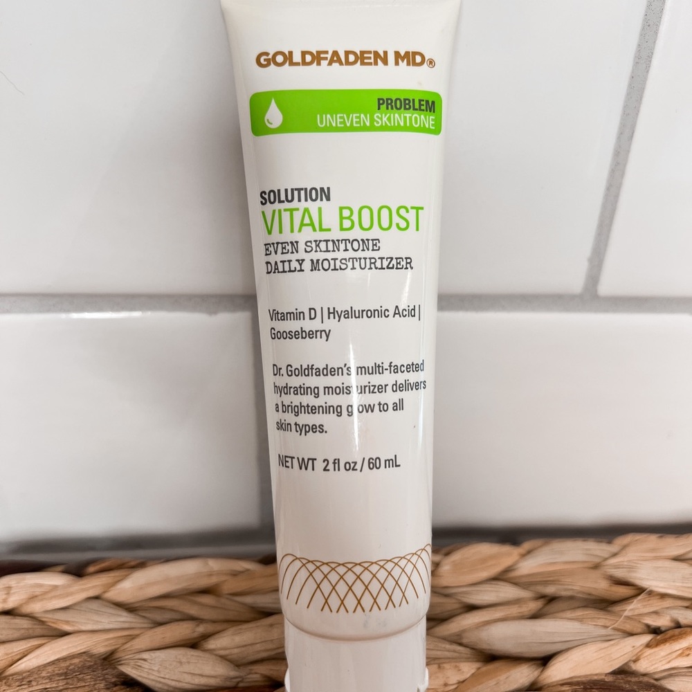 GOLDFADEN MD Vital Boost Even Skintone Daily Moisturizer, 2oz